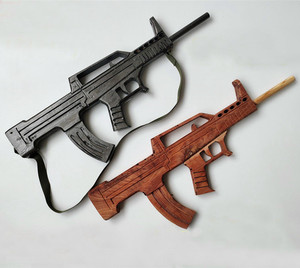 wangwang970213淘宝军训95式模型橡胶训练用模拟枪qbz191/79/03/88