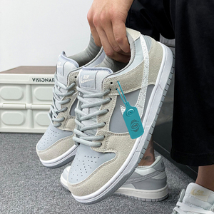 aj男鞋官网正品dunksb北极狐联名板鞋莆田夏季女鞋aj1低帮休闲鞋