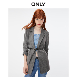 only夏季新款时尚简约宽松休闲薄款职业西装外套女|119308504