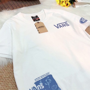 纯棉220g重磅美版夏威夷风潮牌vansoff宽松短袖高街款万斯t恤男女