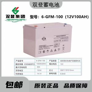 双登蓄电池12V6-GFM-24/38/40/65/100/150/200UPS电源EPS储能电池