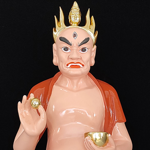 面然大士佛像面燃画像普度焰口大爷菩萨羽林神像供奉树脂摆件
