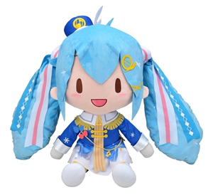 【现货】初音未来miku fufu雪未来超大毛绒玩偶公仔 带特典袋子