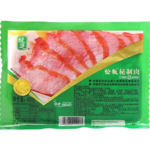 绿进松板肉腌制猪颈肉烧烤炭烤松板秘制肉400g包江浙沪包邮