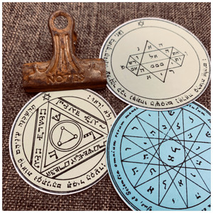 00叛逆的亡灵0693淘宝所罗门之钥 水星 星符 钱币 所罗门的钥匙