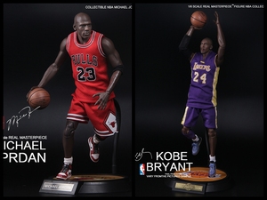 NBA科比乔丹詹姆斯24号1/6兵人篮球明星玩偶手办可动模型摆件人偶