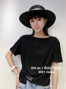 丁螺dingluo女装gn秋冬款2021时尚百搭休闲简单短袖t恤