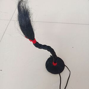 双簧小辫冲天辫戏剧用品头饰儿童成人款朝天辫小仓娃辫子假发