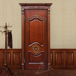 豪华美式实木门房间门套装门烤漆门欧式雕花门豪华卧室门白色木门