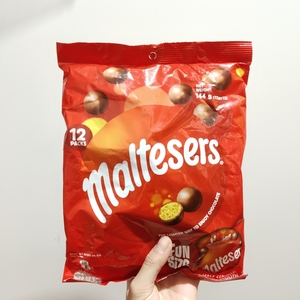 有12小袋哟～澳洲Maltesers麦提莎麦丽素夹心巧克力袋装圣诞糖果
