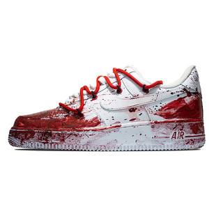 panda prank球鞋定制af1nike空军一号案发现场小ow diy板鞋男女