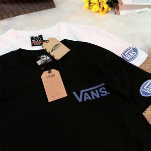 纯棉220g重磅美版夏威夷风潮牌vansoff宽松短袖高街款万斯t恤男女