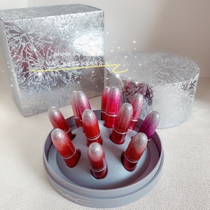 现货美版mac2020圣诞限定套装口红套盒12支mini口红套装 烟花套装