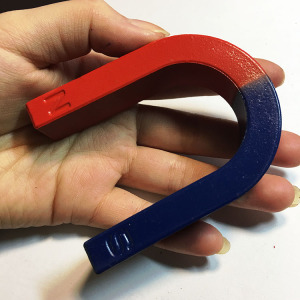 包邮u型马蹄磁铁中小学教学用科普实验磁铁吸铁石磁化水