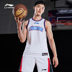 李宁篮球比赛服男士官方新款天津队cba系列篮球系列男装运动服