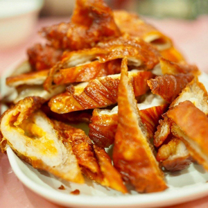 脆皮炸大肠头油炸香酥猪大肠卤水肥肠熟食冷冻200g