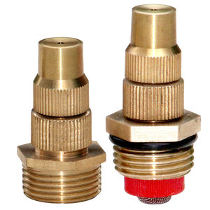 全铜高雾化喷头养殖降温加湿环保除尘浇花超细雾化假山草坪喷雾