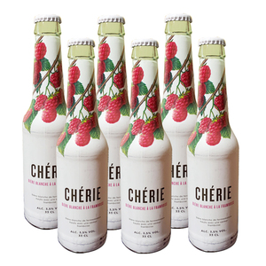 比利时原装进口精酿cherie奢莉覆盆子味小麦啤酒果味12瓶装330ml