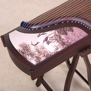 【旗舰店】泡桐木古筝阴刻字初级考级演奏教学入门琴价