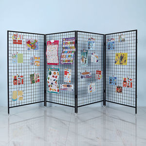网格折叠展示架画展展示架饰品置物架幼儿园宣传展示架作品展示架