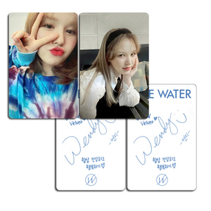 红贝贝wendy 单人专辑 一辑 1st album like water 自制小卡