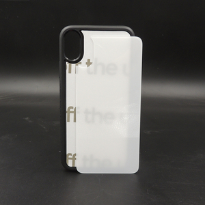 适用于苹果IPHONEX/XS 2D热转印钢化玻璃片手机壳，DIY空白素材壳