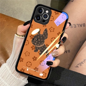 适用lv包大牌老花法斗苹果12手机壳新款13女x高级感pro保护套闺蜜