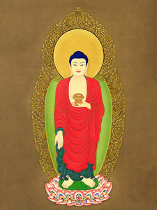 阿弥陀佛像佛像画塑封