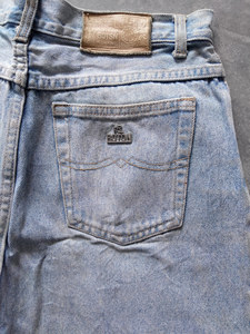 boton波顿牛仔裤90年代古着vintage男士水洗重磅丹宁牛仔直筒裤