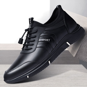 豪迈特步2020新款百搭男士休闲皮鞋运动冬季加绒保暖潮流鞋子s361