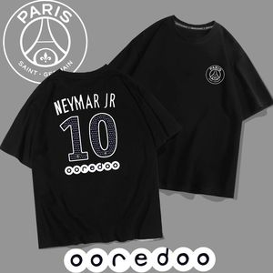 巴黎圣日尔曼10号内马尔足球运动短袖T恤夏季上新宽松上衣男女t恤