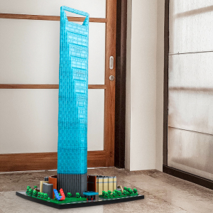 000人付款淘宝乐高积木上海环球金融中心大厦高难度拼装大型建筑模型