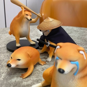 正版原创肌肉柴犬cheems沙雕柴犬狗狗模玩潮玩gk手办即将现货