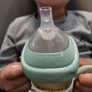 适用hegenn奶瓶喝水奶嘴带重力球吸管饮水嘴重力球鸭嘴 非原装