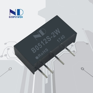 升降压dcdc电源模块5v12v24v转12v隔离变换器ic芯片b0512s-2w热销