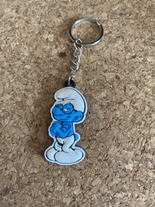 蓝精灵钥匙扣
