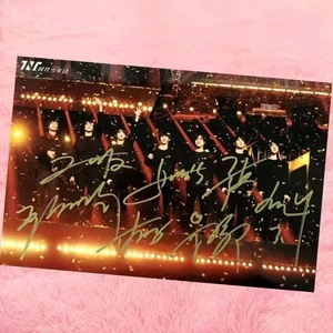tnt时代少年团亲笔签名照片 保真无印刷 明星时尚礼物 宋亚轩签名