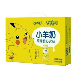 小样小羊奶100ml*30瓶含益生菌儿童皮卡丘乳酸菌饮品新品礼盒整箱