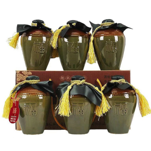 包邮江苏特产无锡耘林福酒黑杜酒500ml*6坛1箱纯糯米酿制破损包赔