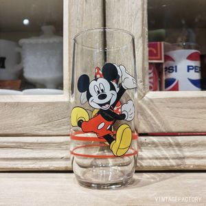 ANCHOR HOCKING 美国产迪士尼米奇米妮美式复古玻璃水杯子 400ml