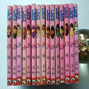 二手漫画 桂正和is全15册完结 64开口袋本 近9品