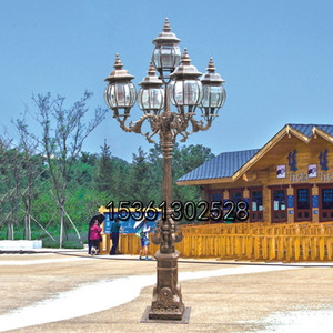 翻砂铝景观灯欧式庭院立柱灯别墅公园道路灯示范区园林景观高杆灯