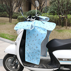 电动车挡风被电瓶车挡风罩夏季防晒遮阳罩摩托车春秋防水电车