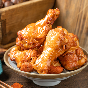 小李烧鸡 卤鸡翅根 天津特产津门一绝零食休闲小食品即实肉类卤味