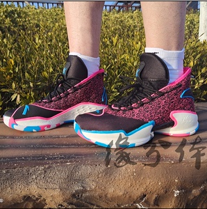 秋冬安踏篮球鞋kt-焱克莱汤普森要疯耐磨高帮篮球鞋男鞋112011601