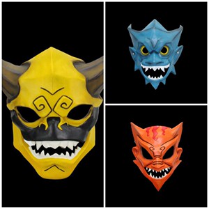 万圣节新品动漫成龙历险记恶魔鬼影军团cos伊卡雷苏巴特树脂面具