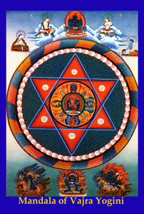 结缘作明佛母坛城画像挂画佛像唐卡西藏手绘密宗金刚亥母坛城