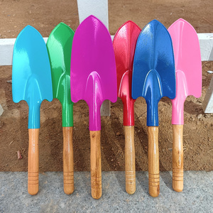 儿童小铁铲园艺铲子幼儿园种植工具海边挖沙土铁锹彩色玩具沙滩铲