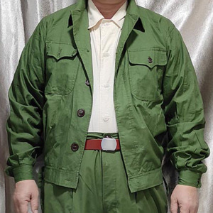 库存正品收藏65式军套装绿色工作裤老式78式作训服蓝色长裤军绿色