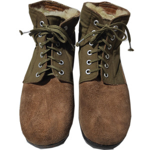 库存正品收藏65式大头鞋高寒羊毛皮鞋退役老鞋老兵聚会怀旧纪念